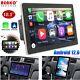 Double 2din Rotatable 10.1'' Android 12 Touch Car Stereo Radio Gps Wifi Carplay
