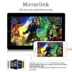 Double 2DIN Rotatable 10.1'' Android 13.0 Touch Screen Car Stereo Radio GPS Wifi