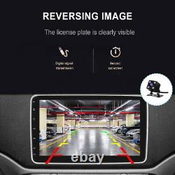 Double 2DIN Rotatable 10.1'' Android 13 Touch Screen Car Stereo Radio BT Carplay
