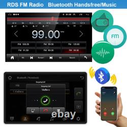Double 2DIN Rotatable 10.1 Android 13 Touch Screen Car Stereo Radio GPS WIFI BT