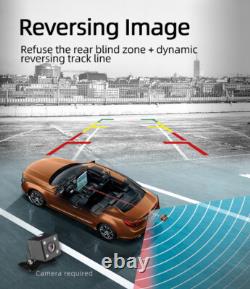 Double 2DIN Rotatable 10.1 Android 13 Touch Screen Car Stereo Radio GPS WIFI BT