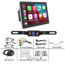 Double 2DIN Rotatable 10.1 Android 13 Touch Screen Car Stereo Radio GPS WIFI BT