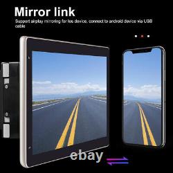Double 2DIN Rotatable 10.1 Android 13 Touch Screen Car Stereo Radio GPS WIFI BT