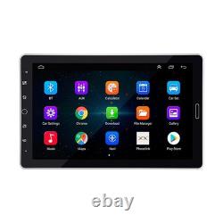 Double 2DIN Rotatable 10.1 Android 13 Touch Screen Car Stereo Radio GPS WIFI BT