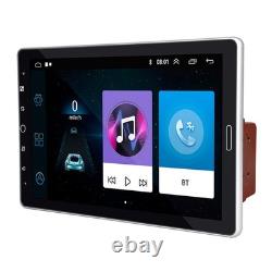 Double 2DIN Rotatable 10.1 Android 13 Touch Screen Car Stereo Radio GPS WIFI BT