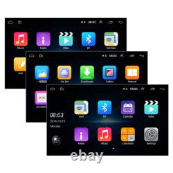 Double 2DIN Rotatable 10.1 Android 13 Touch Screen Car Stereo Radio GPS WIFI BT