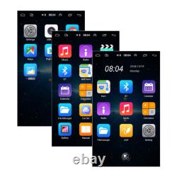Double 2DIN Rotatable 10.1 Android 13 Touch Screen Car Stereo Radio GPS WIFI BT