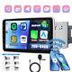 Double 2din Rotatable 10.1'' Android 13 Touch Screen Car Stereo Radio Gps Wifi