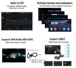 Double 2DIN Vertical 10.1'' Android 10.1 Apple CarPlay Car Stereo Radio GPS WiFi