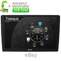 Double 2Din 10.1 Android 6.0 Car Stereo no DVD GPS Navi Radio WiFi OBD2 4-Core
