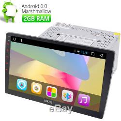 Double 2Din 10.1 Android 6.0 Car Stereo no DVD GPS Navi Radio WiFi OBD2 4-Core