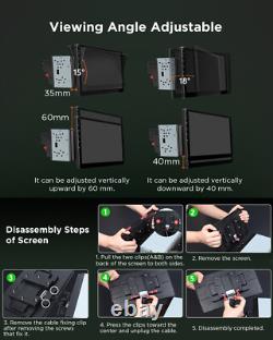 Double 2Din 10.1 Android Auto 13 Car Stereo GPS Touch Screen CarPlay Audio WiFi