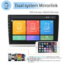 Double 2Din 10.1inch Android 9.0 Quad Core Car Radio In Dash Stereo GPS 4G OBDII