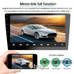 Double 2Din 10.1inch Android 9.1 Quad Core Car Radio In Dash Stereo GPS 4G OBDII