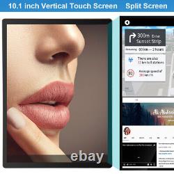 Double 2Din 4+64G 10 Tesla Type Vertical Screen Car Stereo Radio WIFI CarPlay