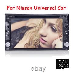 Double 2Din 6.2 Car Radio Stereo DVD Player GPS Bluetooth For Android & Apple