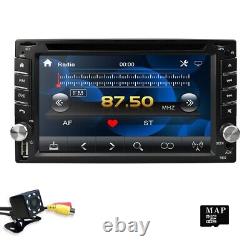 Double 2Din 6.2 Car Stereo DVD CD GPS Player HD In Dash Bluetooth Radio +Camera