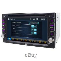 Double 2Din 6.2 Stereo Car DVD Player Bluetooth Radio SD/USB Gps Navigation MP3