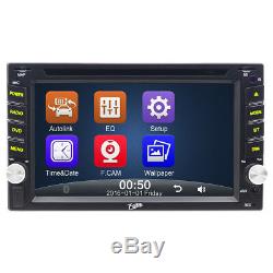 Double 2Din 6.2 Stereo Car DVD Player Bluetooth Radio SD/USB Gps Navigation MP3