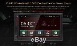 Double 2Din 7Car Stereo Radio NO DVD Player Android 9.0 GPS SD Bluetooth AUX