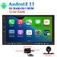 Double 2din 7'' Android 11 Car Stereo Carplay Gps Wifi Touch Screen Radio+camera
