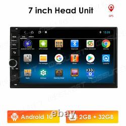 Double 2Din 7inch Android 10 Quad Core Car Radio In Dash Stereo GPS Wifi 2+32GB