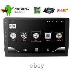 Double 2Din Android 9.1 Car Stereo Radio GPS Bluetooth 9'' Touch MP5 Player USB