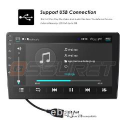 Double 2Din Android 9.1 Car Stereo Radio GPS Bluetooth 9'' Touch MP5 Player USB