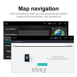 Double 2Din Android 9.1 Car Stereo Radio GPS WiFi 7 Touch Screen Mirror Link FM