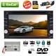 Double 2din Capacitive Touchscreen Stereo Gps Car Dvd Player Bluetooth Radio Usb