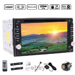 Double 2Din Capacitive TouchScreen Stereo GPS Car DVD Player Bluetooth Radio USB