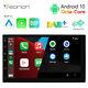 Double 2din Car Stereo Radio Android Auto Apple Car Play Bt 7 Touch Screen Wifi