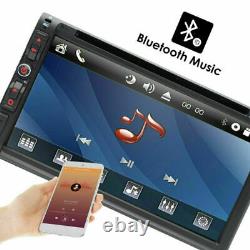 Double 2Din In Dash Sony CD Lens 7Car Stereo Radio DVD Player AUX BT MP3 +Cam