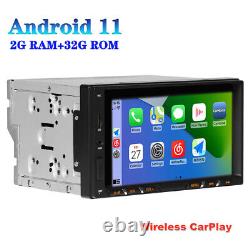 Double 2 DIN 7 Android 10 Touch Screen Car Stereo Radio GPS Navi WIFI Bluetooth