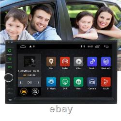 Double 2 DIN 7 Inch Touch Screen Android 10 Car Stereo Radio GPS Wifi +Camera