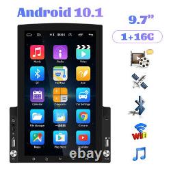 Double 2 DIN 9.7 Android 10 Car Stereo Radio Touch Screen GPS Wifi Mirror Link