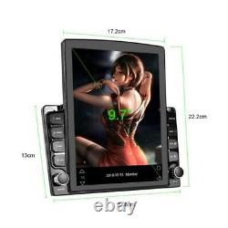 Double 2 DIN Car Stereo Radio 9.7 MP5 Player Touch Screen GPS Wifi Mirror Link