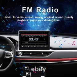 Double 2 DIN Rotatable 10.1'' Android 12 Touch Screen Car Stereo Radio GPS WiFI