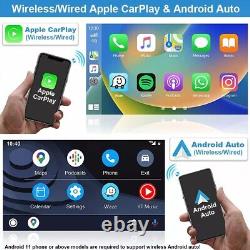 Double 2 DIN Rotatable 10.1 Android 13 Touch Screen Car Stereo Radio GPS WIFI