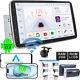 Double 2 Din Rotatable 10.1'' Android 13 Touch Screen Car Stereo Radio Gps Wifi