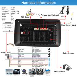 Double 2 DIN Rotatable 10.1'' Android 13 Touch Screen Car Stereo Radio GPS Wifi