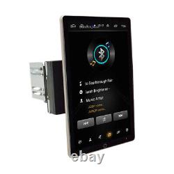 Double 2 DIN Rotatable Android 13 Car Stereo Radio 10.1'' Touch Screen GPS Wifi