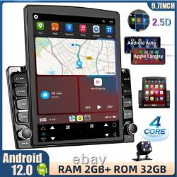 Double 2 DIN Rotatable Android 13 Touch Screen Car Stereo Radio GPS Wifi carplay