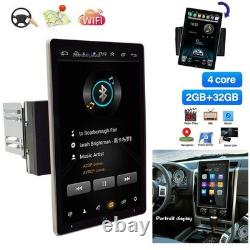 Double 2 DIN Rotatable Car Stereo Radio 10.1'' Android13 Carplay GPS Wifi Player