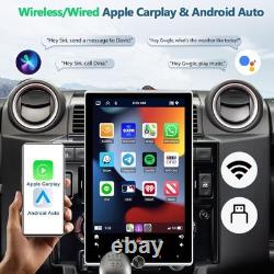 Double 2 DIN Rotatable Car Stereo Radio 10.1'' Android13 Carplay GPS Wifi Player
