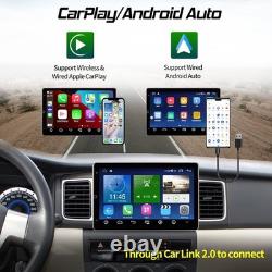 Double 2 DIN Rotatable Car Stereo Radio 10.1'' Android13 Carplay GPS Wifi Player