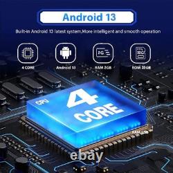 Double 2 DIN Rotatable Car Stereo Radio 10.1'' Android13 Carplay GPS Wifi Player