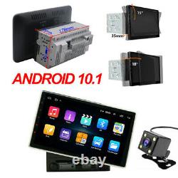 Double 2 Din 10.1'' Android 10 Car Stereo Radio Rotatable Touch Screen GPS Navi