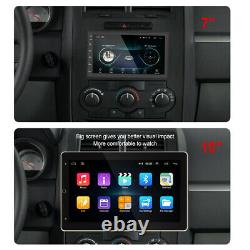 Double 2 Din 10.1'' Android 9.1 Car Stereo Radio Rotatable Touch Screen GPS Navi