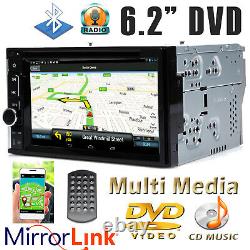 Double 2 Din 6.2 Car Stereo DVD CD MP3 Player HD In Dash Bluetooth FM AM Radio